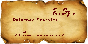 Reiszner Szabolcs névjegykártya